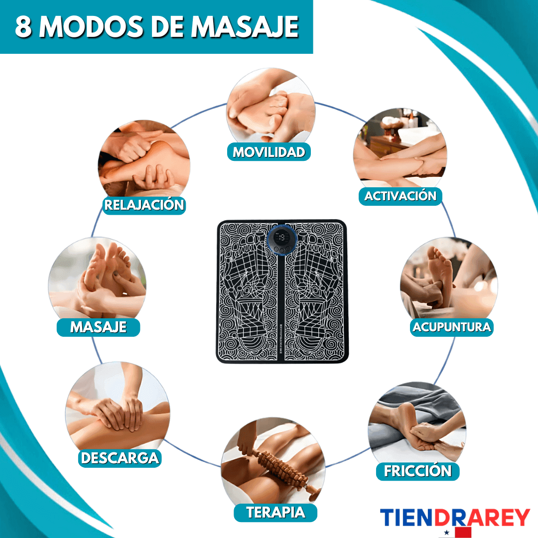 Masajeador de Pies EMS TiendrareyFit® + Calcetines Anti varices (GRATIS)