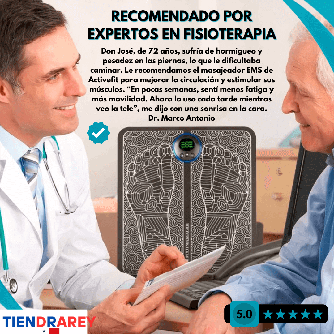 Masajeador de Pies EMS TiendrareyFit® + Calcetines Anti varices (GRATIS)