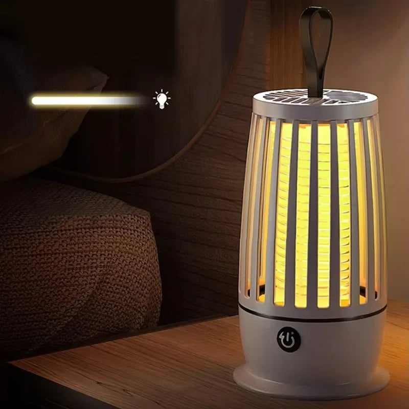 Elimina mosquitos y moscas, sin ruido, para tranquilidad y noches de descanso.