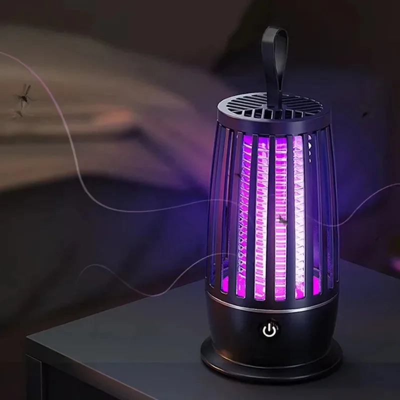 Elimina mosquitos y moscas, sin ruido, para tranquilidad y noches de descanso.