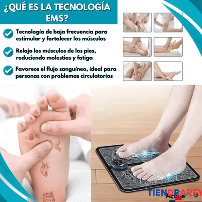 Masajeador de Pies EMS TiendrareyFit® + Calcetines Anti varices (GRATIS)