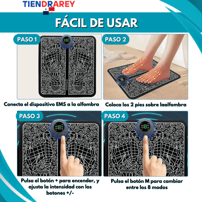Masajeador de Pies EMS TiendrareyFit® + Calcetines Anti varices (GRATIS)
